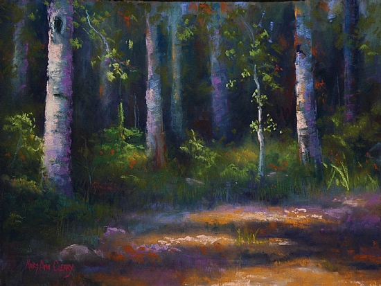 The Dance of the Birch Trees | MaryAnn Cleary of Spirit River Studio