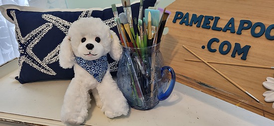 Introducing Daisy Doodle, Studio Poodle Extraordinaire | Pamela