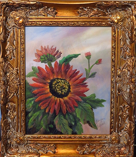 Artist with Low Vision #3 Helianthus (Sunflower) | Works of