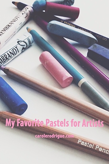 My Favourite Pastel Sticks, Pencils, and Papers