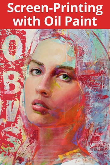 Obvs / Screen-Printing With Oil Paint | Clive Bryant - Blog