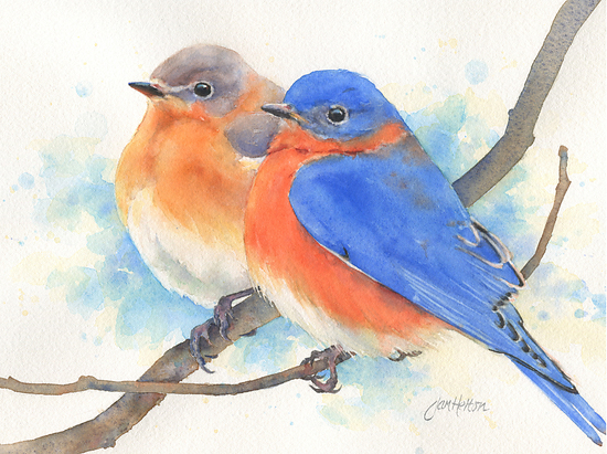 Bluebirds of Happiness | Janine Helton - Blog