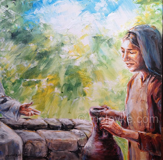 Living Water Jesus Talks With a Samaritan Woman Melani Pyke Blog