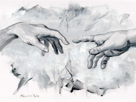 Hands Study 11 - The Creation of Adam | Melani Pyke - Blog